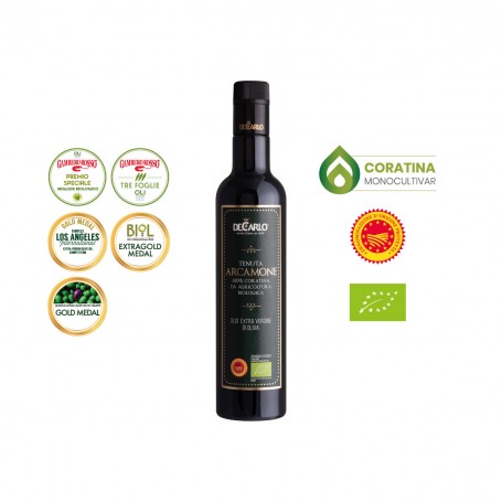 OLIO EXTRA VERGINE DI OLIVA "TENUTA ARCAMONE" BIOLOGICO DOP TERRA DI BARI - BITONTO