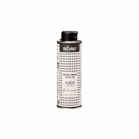 De Carlo extra virgin olive oil "Il classico" in tin 250ml