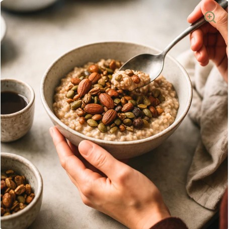 Granola mandorla, semi e mirtilli bio 400 gr.