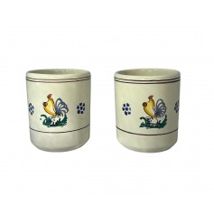 Set 6 bicchieri in ceramica linea gallo
